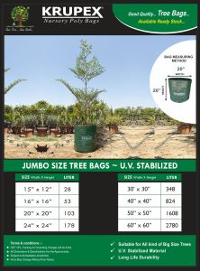 tree bag size